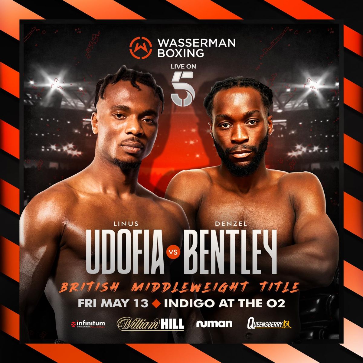 Kelly, Eubank and Udofia-Bentley top a stacked card in London to launch Wasserman Boxing's first free-to-air event on Channel 5